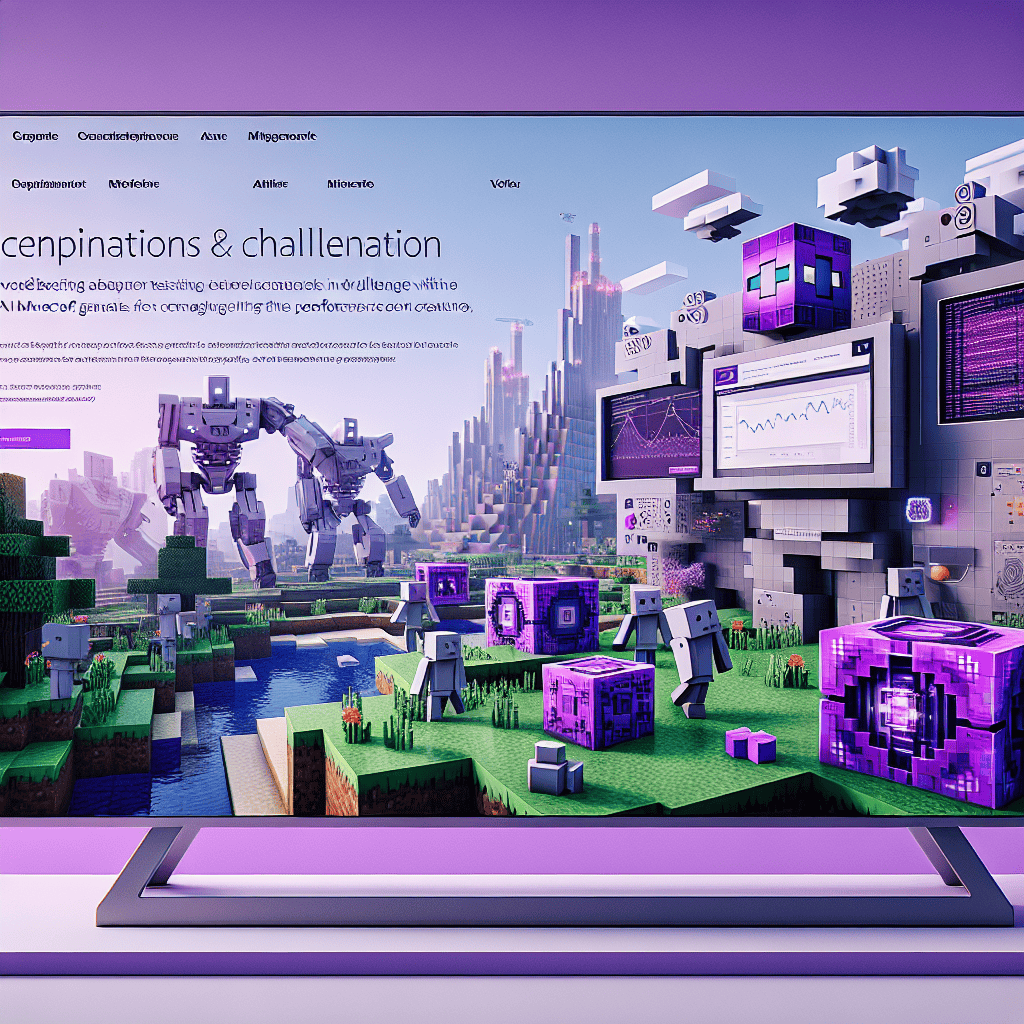 Minecraft kot inovativna platforma za testiranje ustvarjalne zmogljivosti umetne inteligence Minecraft kot inovativna platforma za testiranje ustvarjalne zmogljivosti umetne inteligence