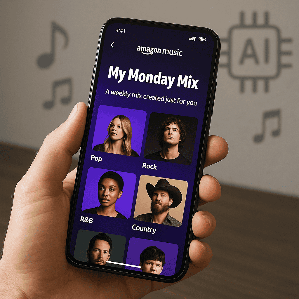 Amazon Music z umetno inteligenco ustvarja tedenske sezname predvajanja po meri uporabnika Amazon Music z umetno inteligenco ustvarja tedenske sezname predvajanja po meri uporabnika
