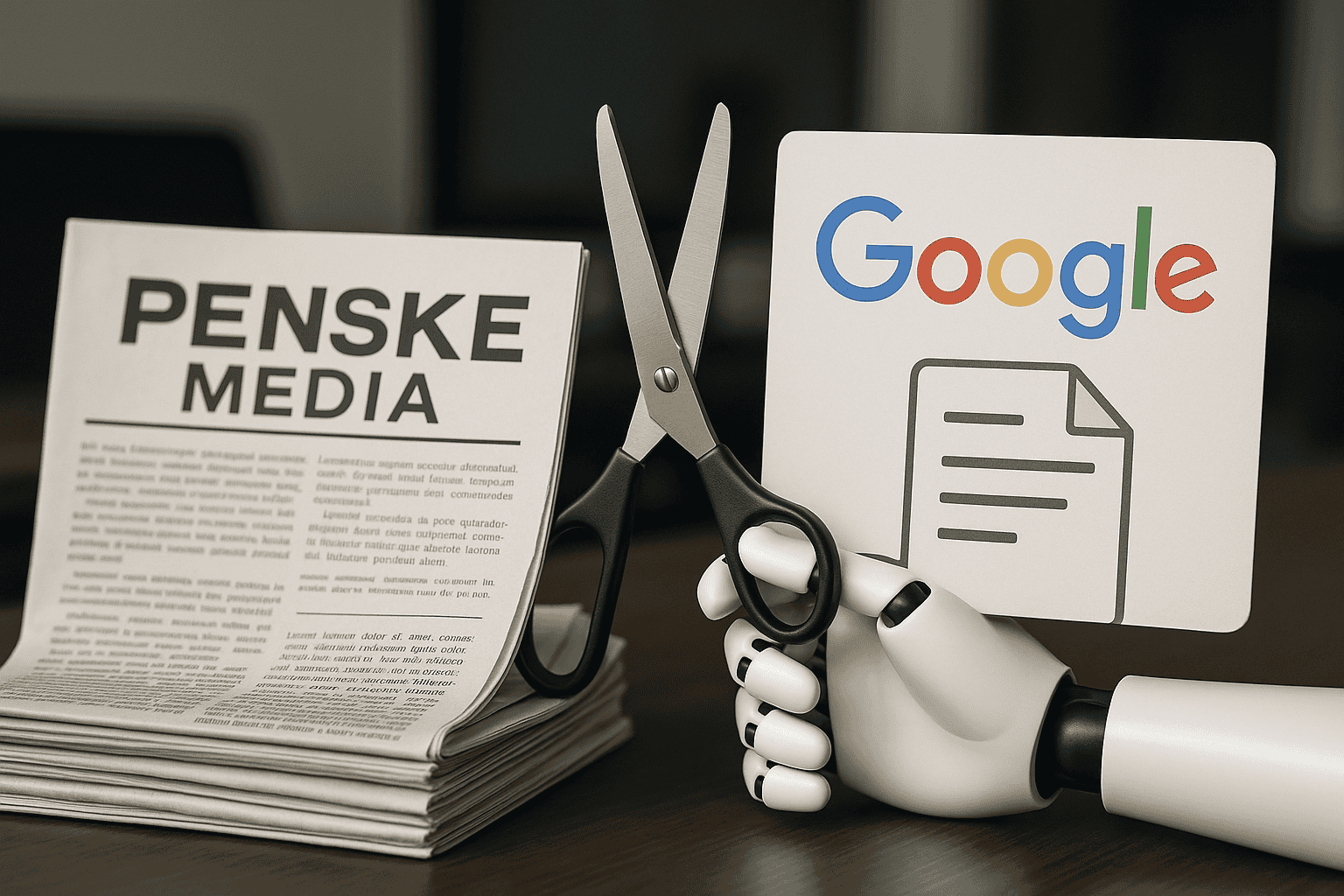 Tožba Penske Media proti Googlu razkriva napetosti zaradi uporabe umetne inteligence za povzemanje novic
