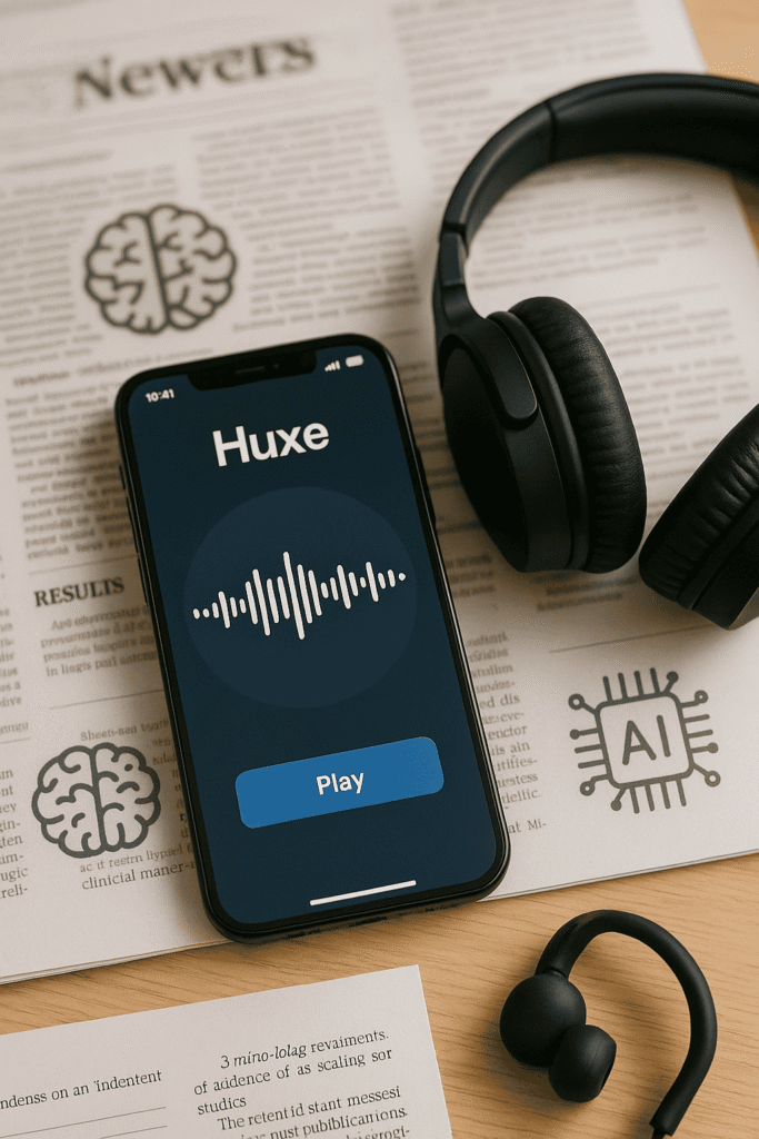 Huxe prinaša zvočne povzetke novic z umetno inteligenco in spreminja način sledenja informacijam Huxe prinaša zvočne povzetke novic z umetno inteligenco in spreminja način sledenja informacijam