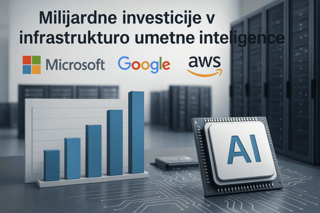Milijardne investicije v infrastrukturo poganjajo tekmo za prevlado v umetni inteligenci