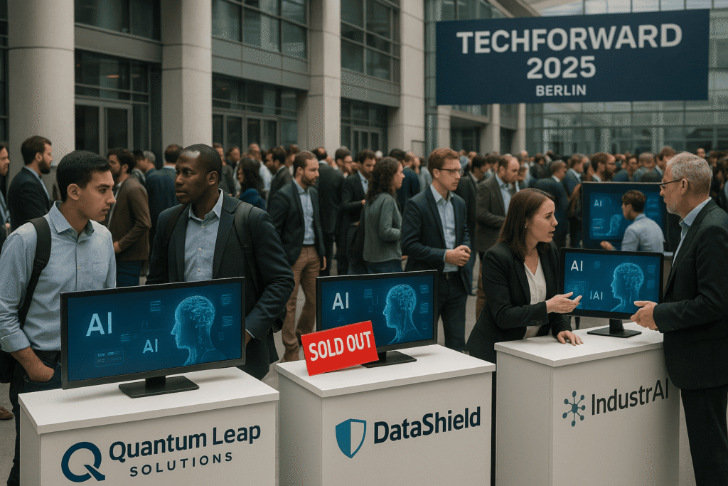 TechForward 2025 v Berlinu v rekordnem času razprodal razstavne mize: AI start-upi in vlagatelji v ospredju