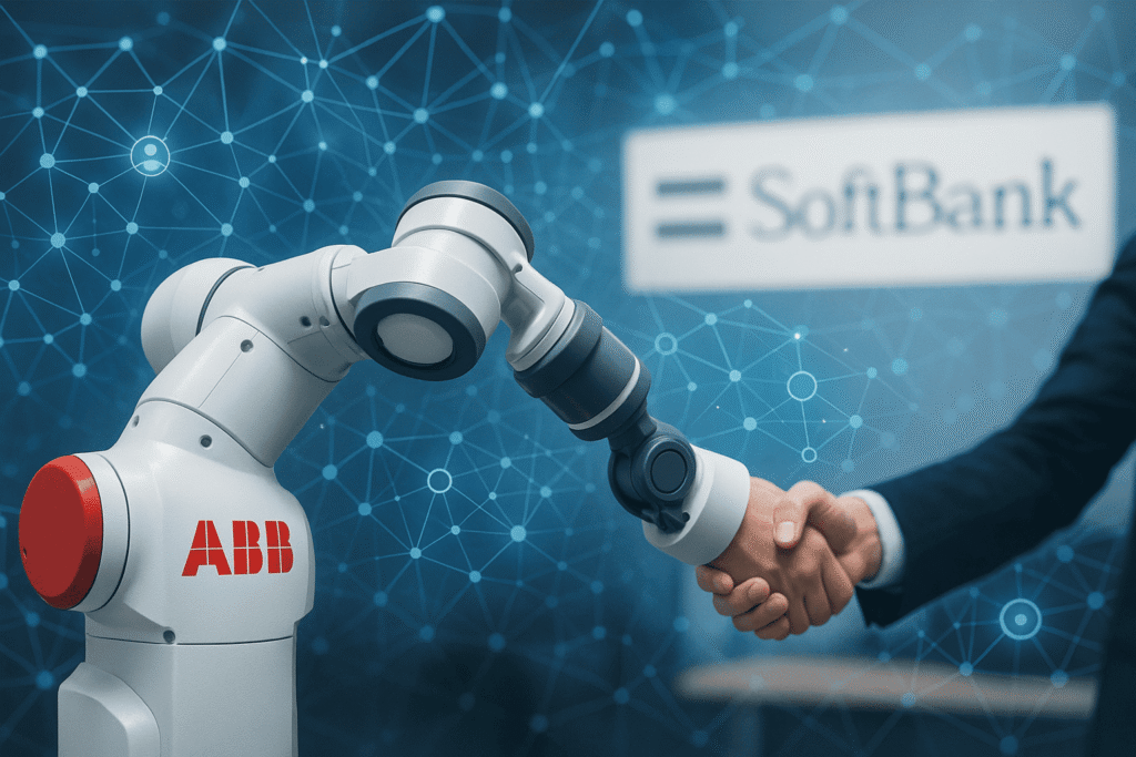 SoftBank z nakupom ABB-jeve robotike odpira novo poglavje v industrijski umetni inteligenci