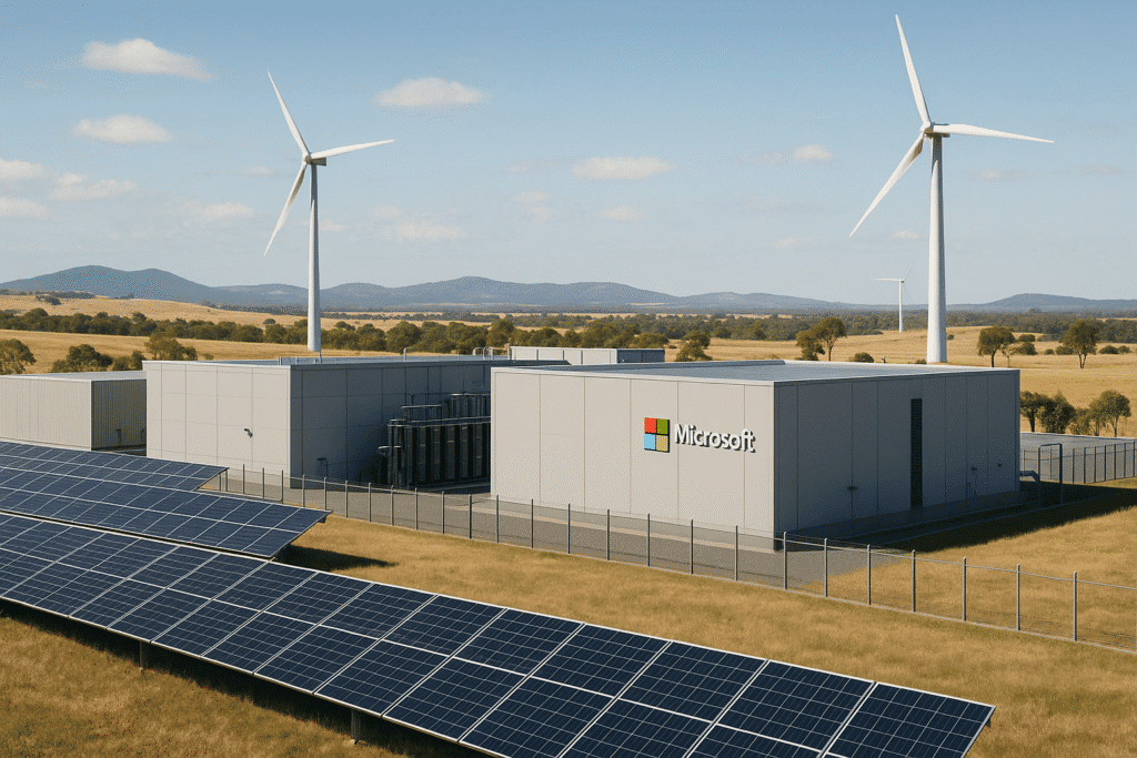 Microsoft v Avstraliji sklepa 9,7 milijardni dogovor za širitev AI zmogljivosti z obnovljivo energijo