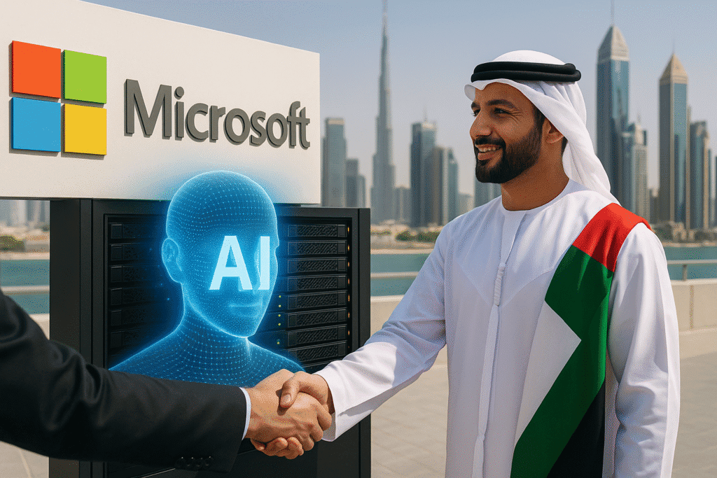 Microsoftova milijardna investicija v Emirate spreminja pravila igre za umetno inteligenco in globalno diplomacijo