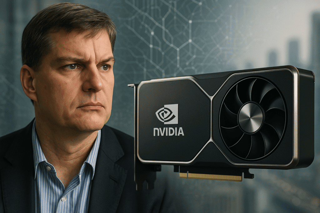 Michael Burry izziva Nvidio: nova prelomnica za trg umetne inteligence