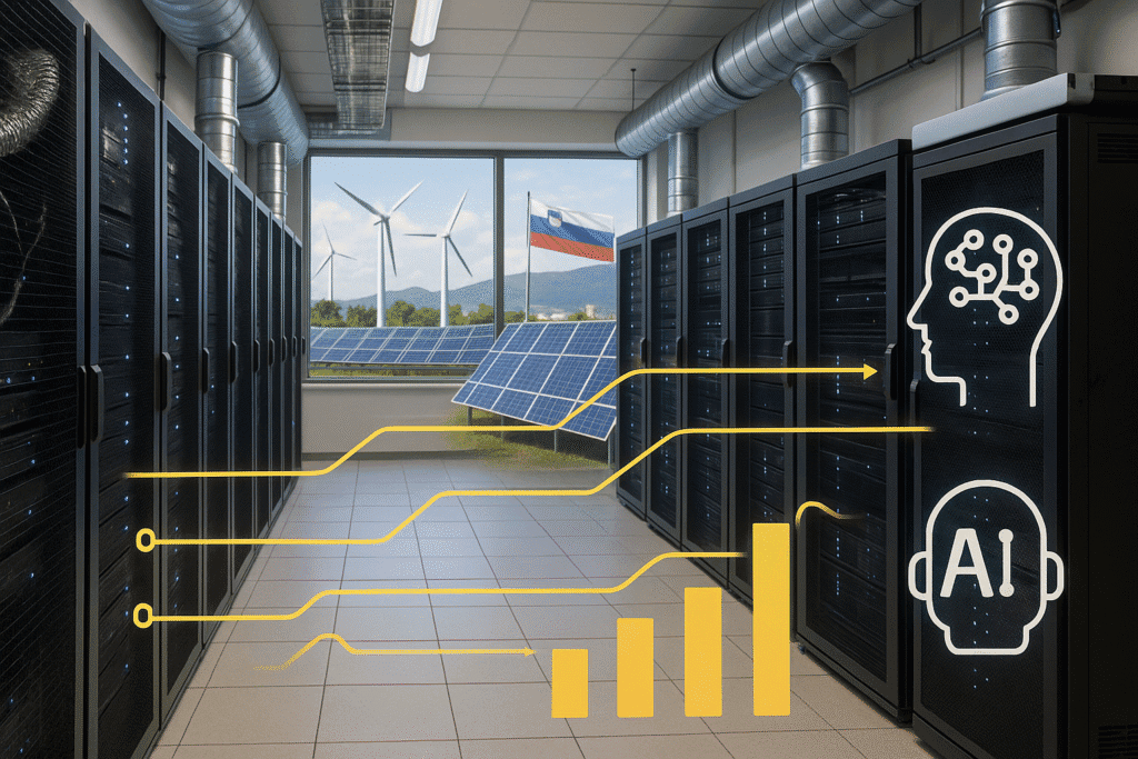 Podatkovni centri in umetna inteligenca: eksplozija porabe elektrike in izzivi za zeleno prihodnost Slovenije