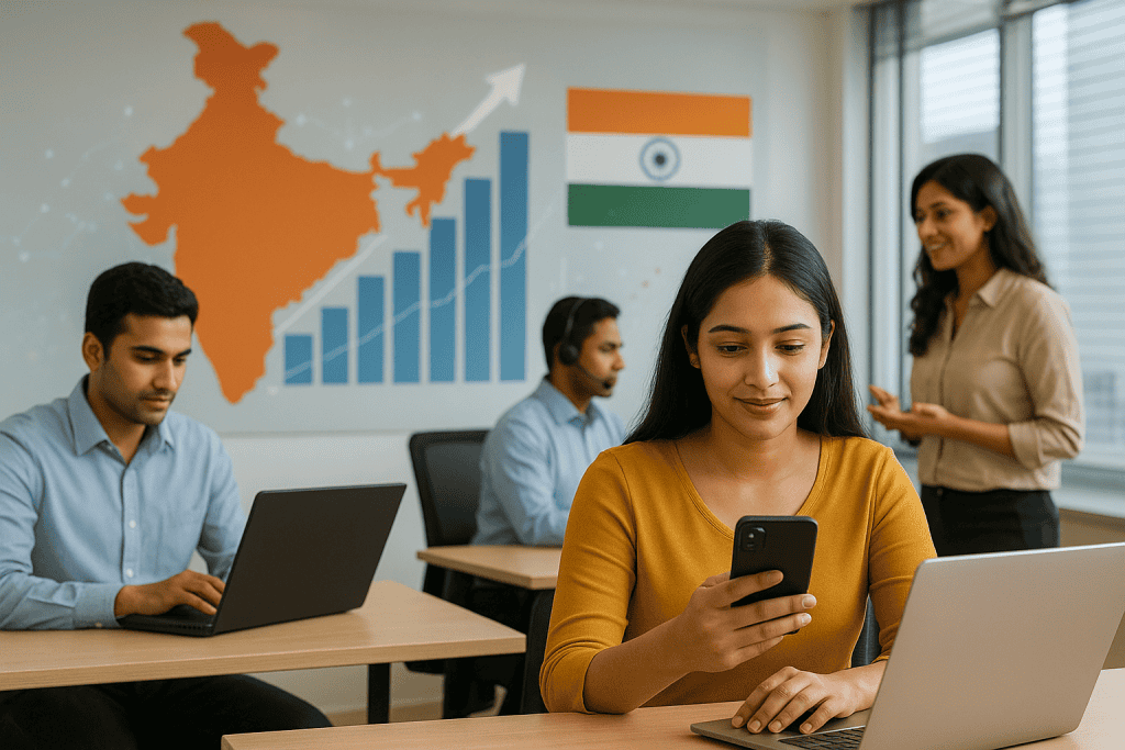 Indijska podjetja umetne inteligence stavijo na rast uporabnikov pred dobičkom