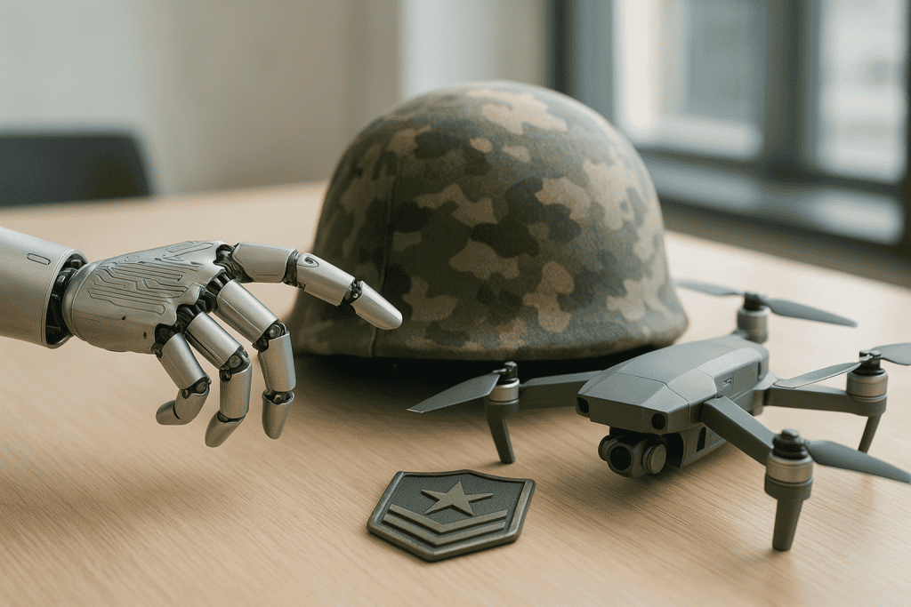 Umetna inteligenca na fronti: dilem med etiko, nadzorom in vojaškimi partnerstvi