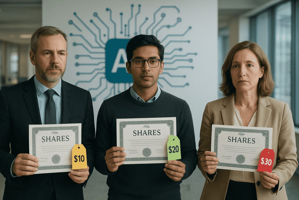 Zakaj AI startupi prodajajo enake deleže po različnih cenah in kaj to pomeni za vlagatelje