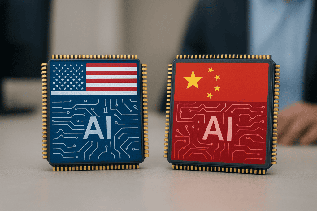 Ameriške izvozne omejitve čipov: nova fronta v globalni tekmi za prevlado v umetni inteligenci Ameriške izvozne omejitve čipov: nova fronta v globalni tekmi za prevlado v umetni inteligenci