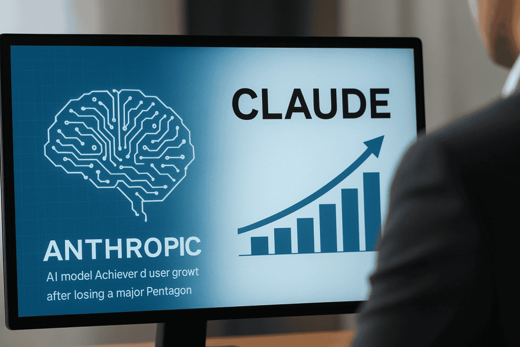 Anthropic po odpovedi pogodbe s Pentagonom s Claudeom dosega rekorden uspeh med uporabniki