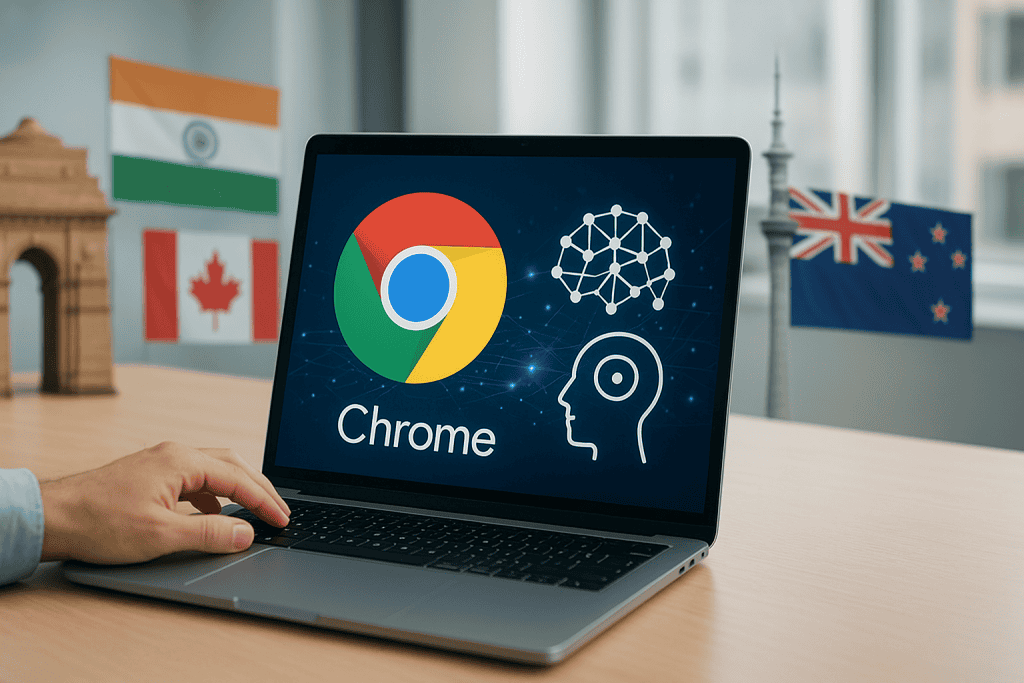 Google Gemini Chrome z napredno umetno inteligenco dostopen novim uporabnikom v Indiji, Kanadi in Novi Zelandiji Google Gemini Chrome z napredno umetno inteligenco dostopen novim uporabnikom v Indiji, Kanadi in Novi Zelandiji