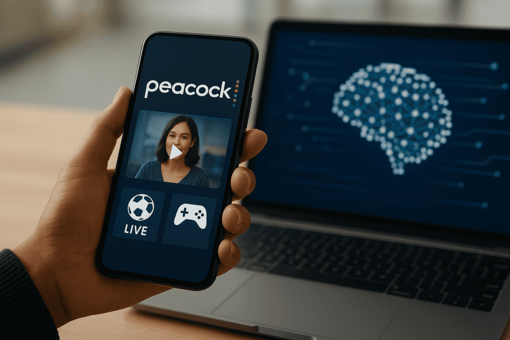 Peacock z umetno inteligenco, mobilnostjo in igrami spreminja pravila digitalne zabave