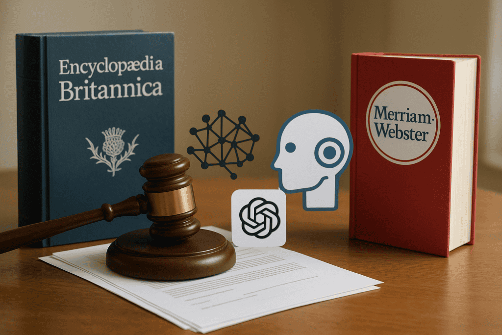Britannica proti OpenAI in Merriam-Webster: Prelomna sodna bitka za pravice pri razvoju umetne inteligence