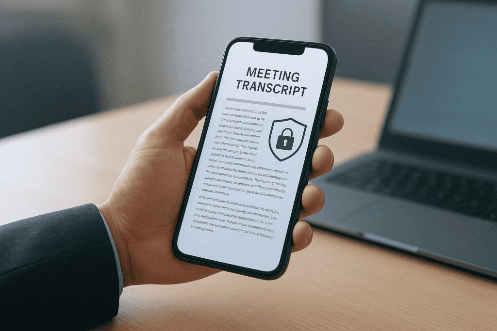 Lokalna umetna inteligenca: Zapiski sestankov ostanejo le na vaši napravi