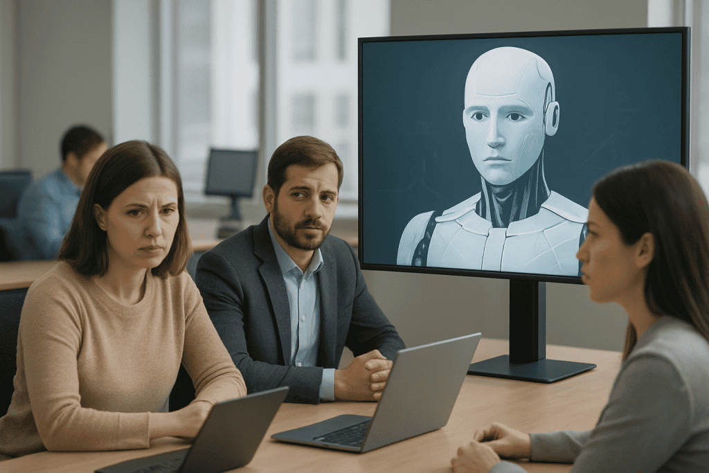 Ameriška raziskava razkriva: večina zaposlenih ne zaupa umetni inteligenci kot šefu