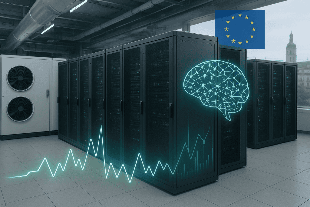 Energetski izziv umetne inteligence: Kako bodo podatkovni centri oblikovali prihodnost energije v Evropi
