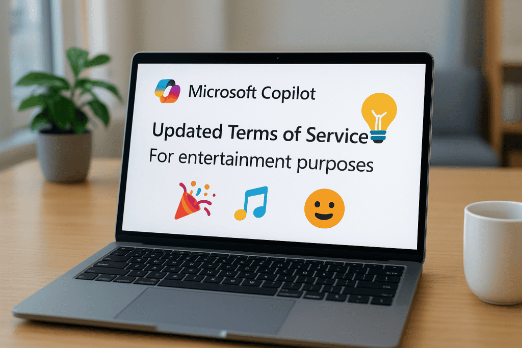Microsoft Copilot samo za zabavo: nova pravila prinašajo večjo odgovornost uporabnikom in val razprav o prihodnosti AI