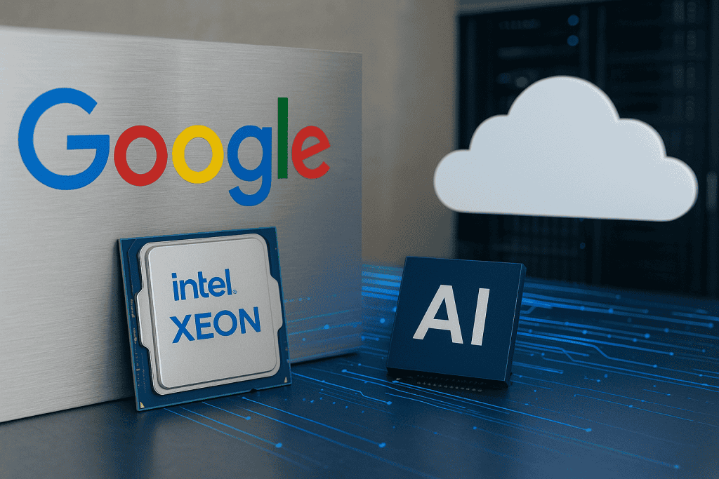 Google in Intel združujeta moči: Nova infrastruktura za hitrejši razvoj umetne inteligence v oblaku