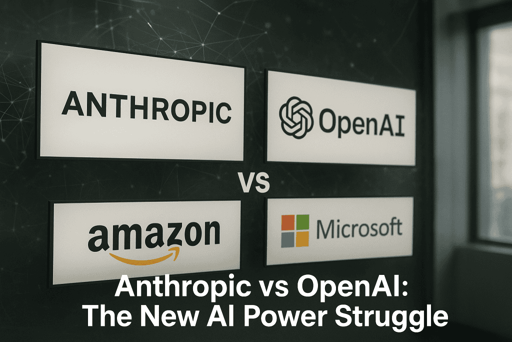Anthropic s podporo Amazona in Googla izziva prevlado OpenAI na trgu umetne inteligence Anthropic s podporo Amazona in Googla izziva prevlado OpenAI na trgu umetne inteligence