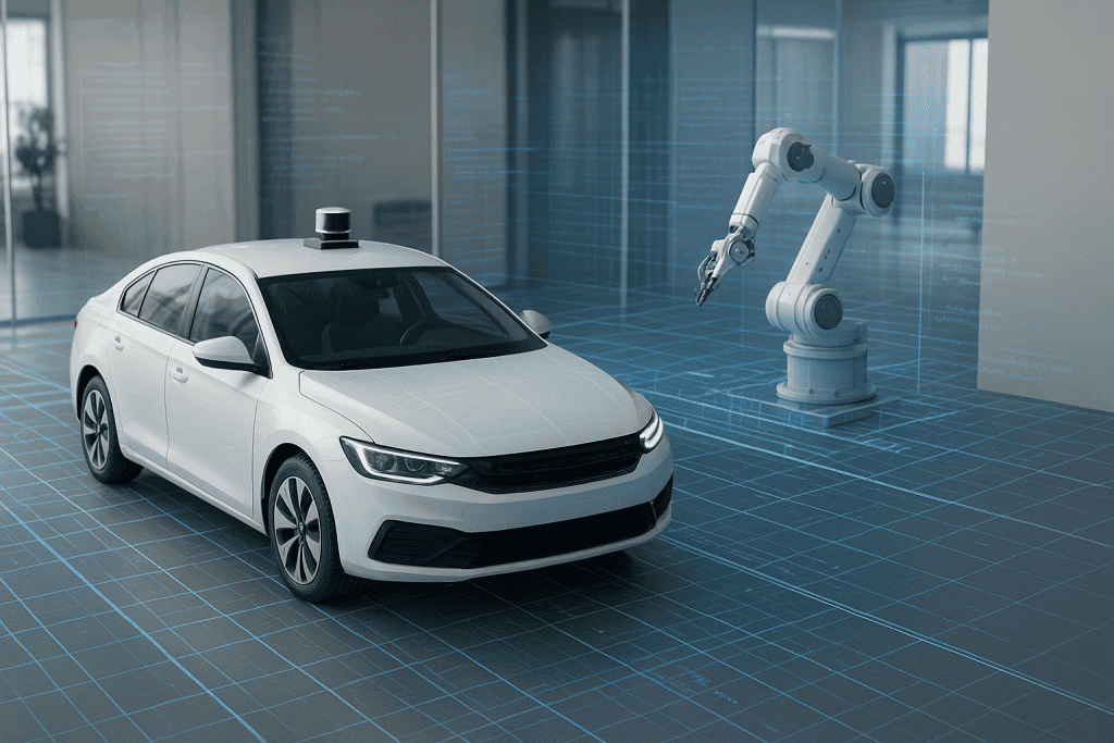 Digitalni dvojčki in simulacije: Kako virtualni svetovi spreminjajo razvoj fizične umetne inteligence