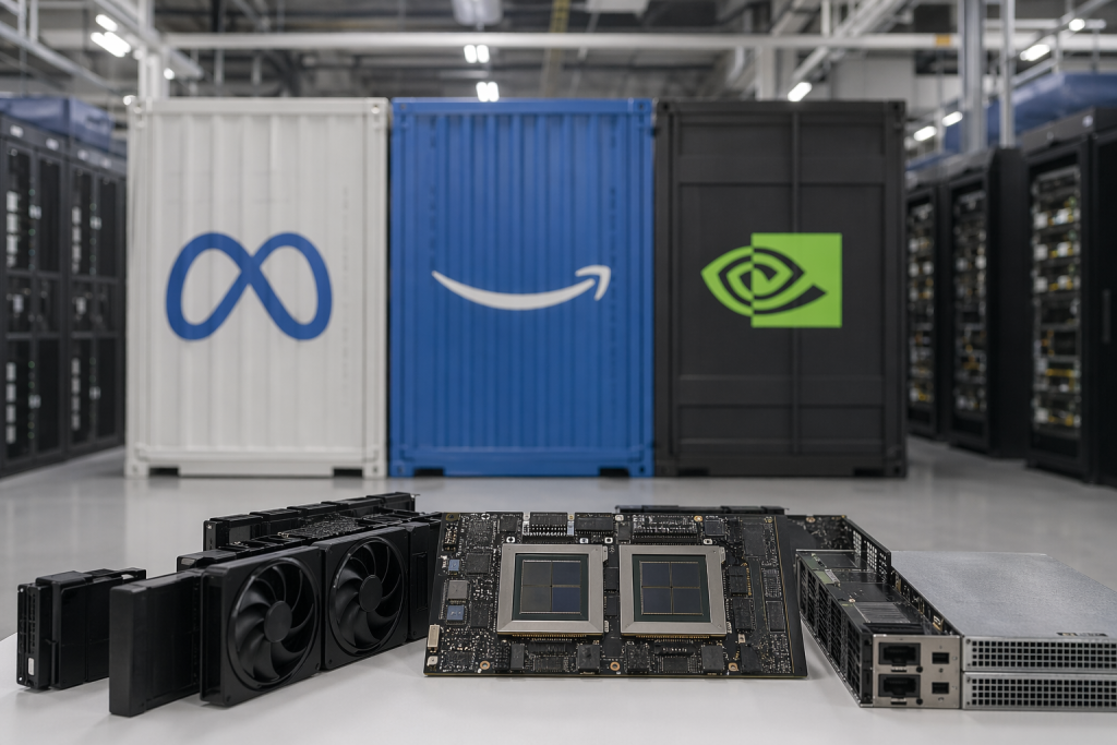Meta in Amazon z milijardnim dogovorom izzivata prevlado NVIDIE na trgu AI čipov