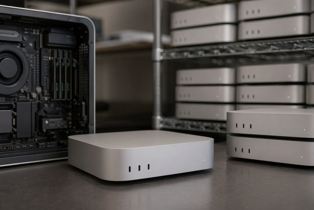 Mac Mini podira rekorde: Zakaj AI razvijalci tekmujejo za modele z največ RAM-a?
