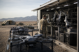 Umetna inteligenca premika meje: mobilne tovarne dronov Firestorm Labs spreminjajo obrambo