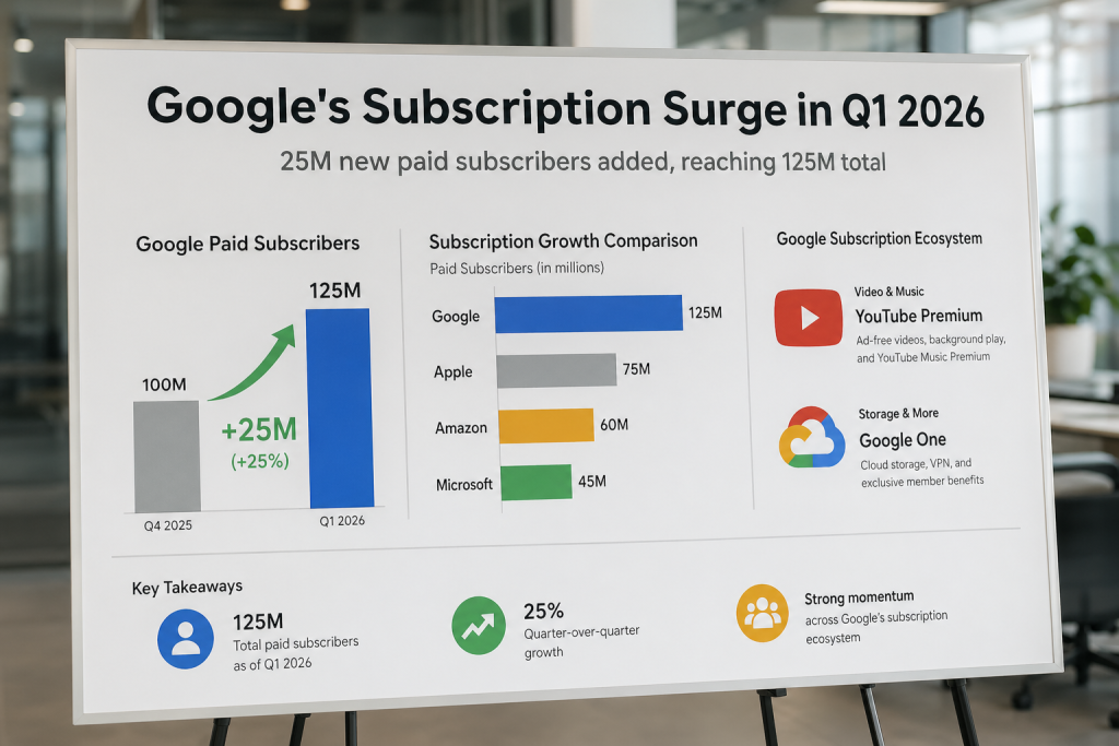 Googlova naročniška ofenziva: 25 milijonov novih uporabnikov v treh mesecih