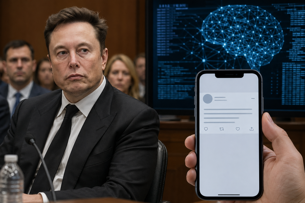 Elon Musk, sodni proces in vloga umetne inteligence pri nadzoru objav na družbenih omrežjih