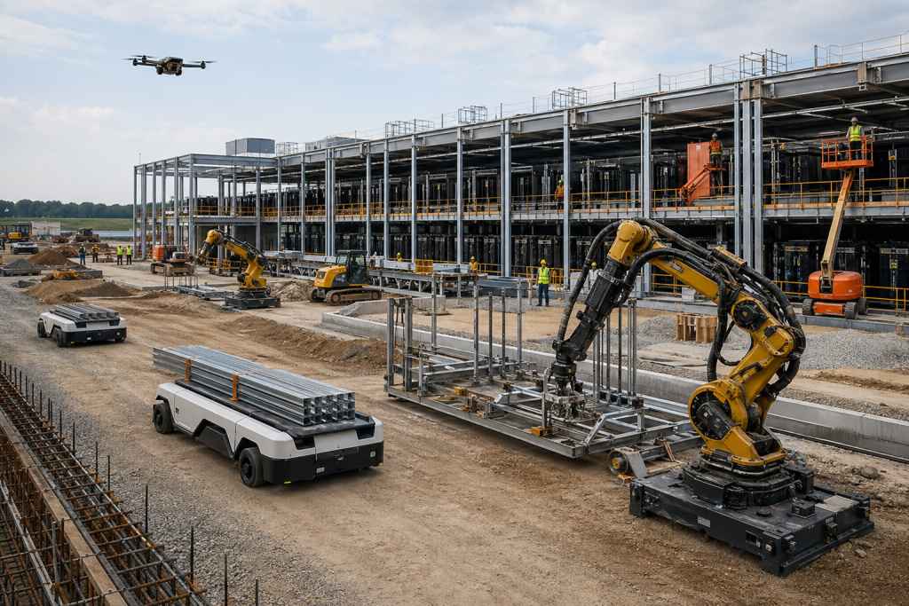 SoftBank s stavom na robotiko in umetno inteligenco želi preoblikovati gradnjo podatkovnih centrov