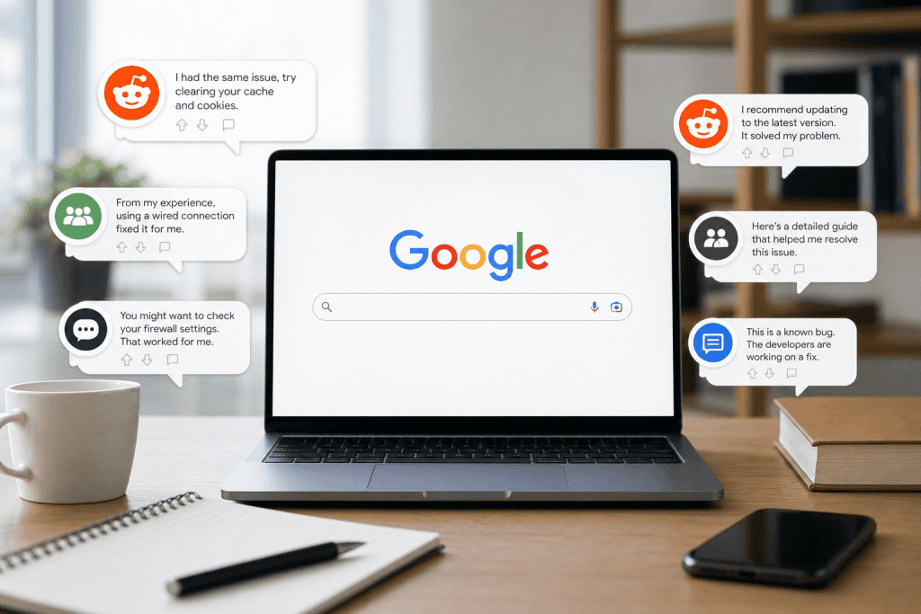 Google s pomočjo umetne inteligence spreminja iskalnik z nasveti s forumov in Reddita