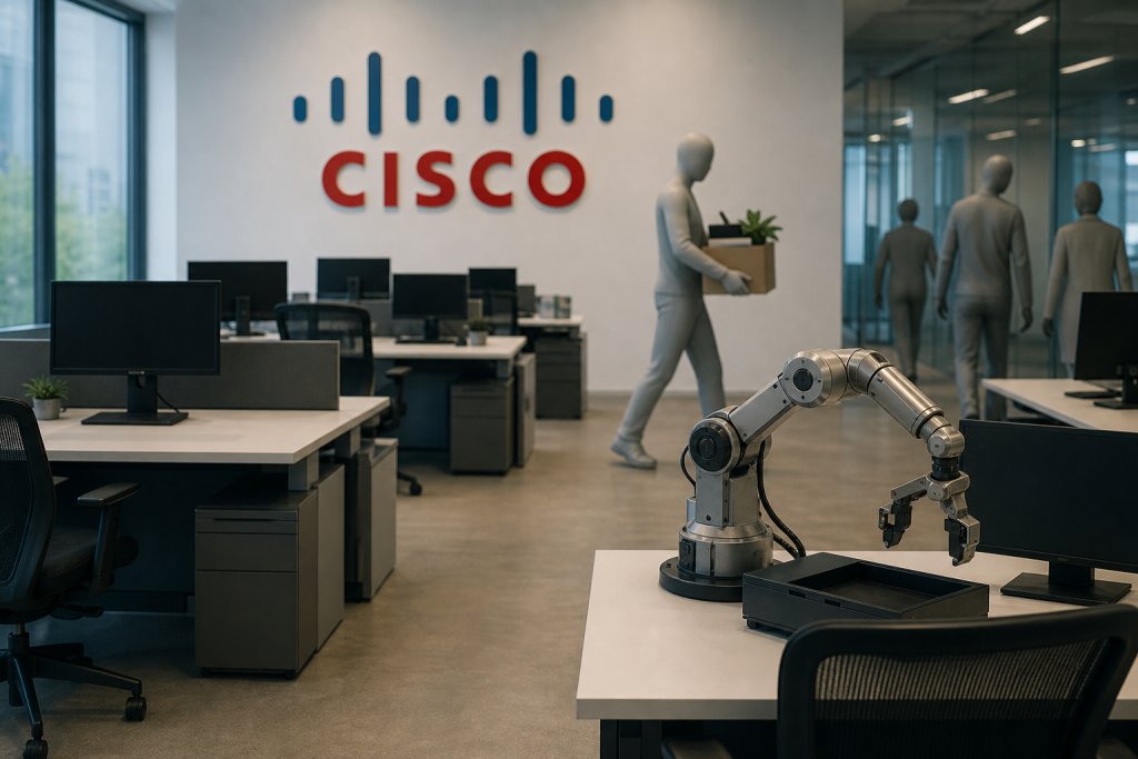 Cisco odpušča zaradi umetne inteligence: avtomatizacija preoblikuje tehnološko industrijo