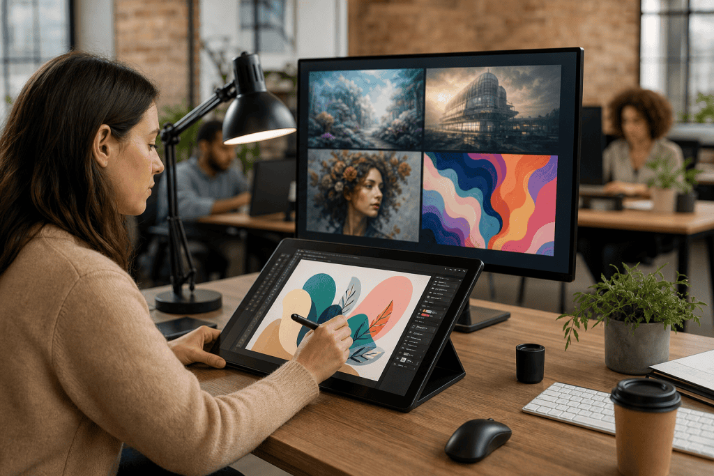 Umetna inteligenca preoblikuje kreativno industrijo: Kako Adobe, Canva in Midjourney spreminjajo pravila igre