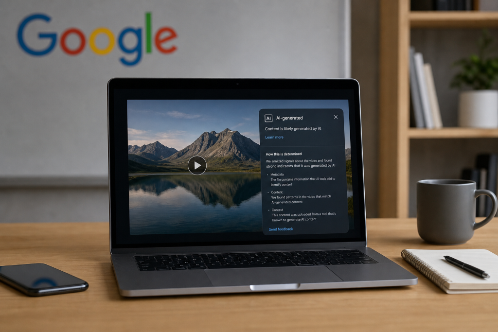 Google z novim orodjem za prepoznavanje AI vsebin krepi zaupanje v digitalne medije Google z novim orodjem za prepoznavanje AI vsebin krepi zaupanje v digitalne medije