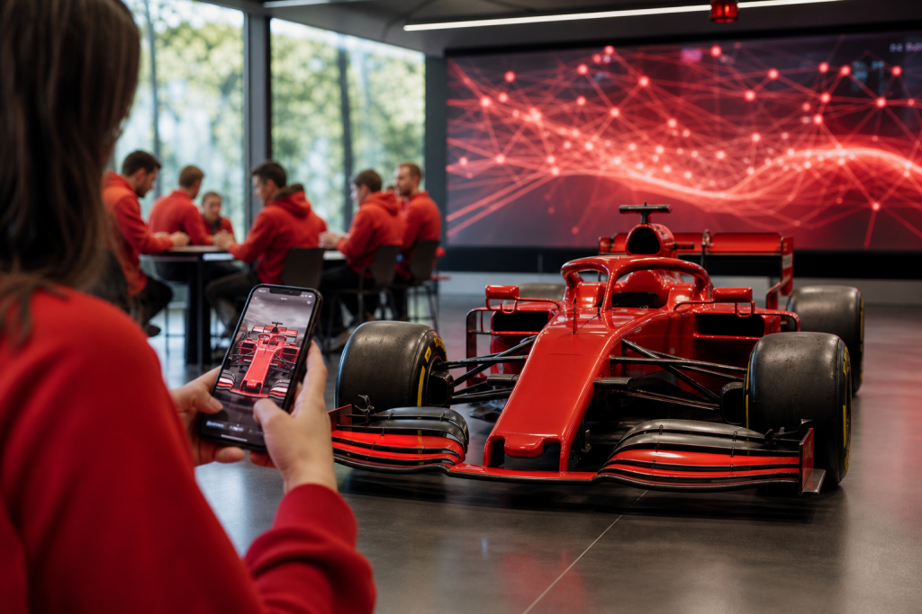 Ferrari oblikuje prihodnost navijaške izkušnje v Formuli 1 z napredno umetno inteligenco