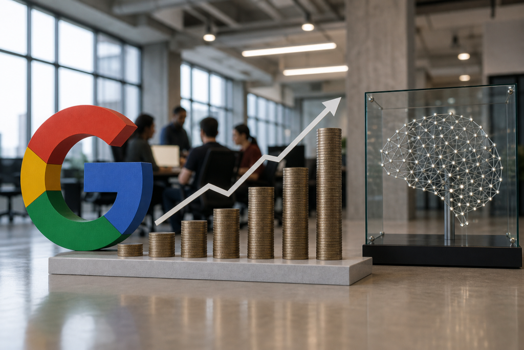 Alphabet podira rekorde z 85 milijardami dolarjev za razvoj Googlove umetne inteligence
