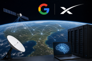Google in SpaceX združujeta moči: satelitska povezava Starlink za širitev AI v oddaljene regije