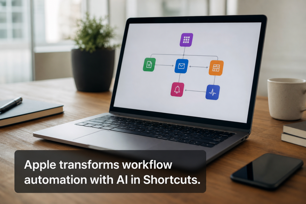 Apple z umetno inteligenco preoblikuje avtomatizacijo v aplikaciji Shortcuts Apple z umetno inteligenco preoblikuje avtomatizacijo v aplikaciji Shortcuts
