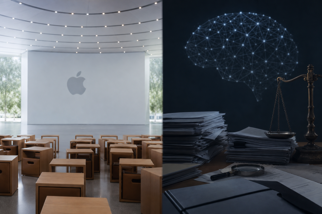 Apple na udaru vprašanj o zaupanju: napredne AI predstavitve in 250-milijonska poravnava razkrivata izzive transparentnosti Apple na udaru vprašanj o zaupanju: napredne AI predstavitve in 250-milijonska poravnava razkrivata izzive transparentnosti