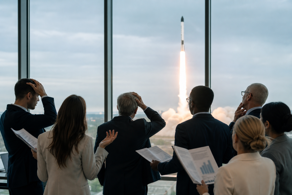 Lastniške sence SpaceX: Zakaj vlagatelji v SPV še dolgo ostajajo v temi