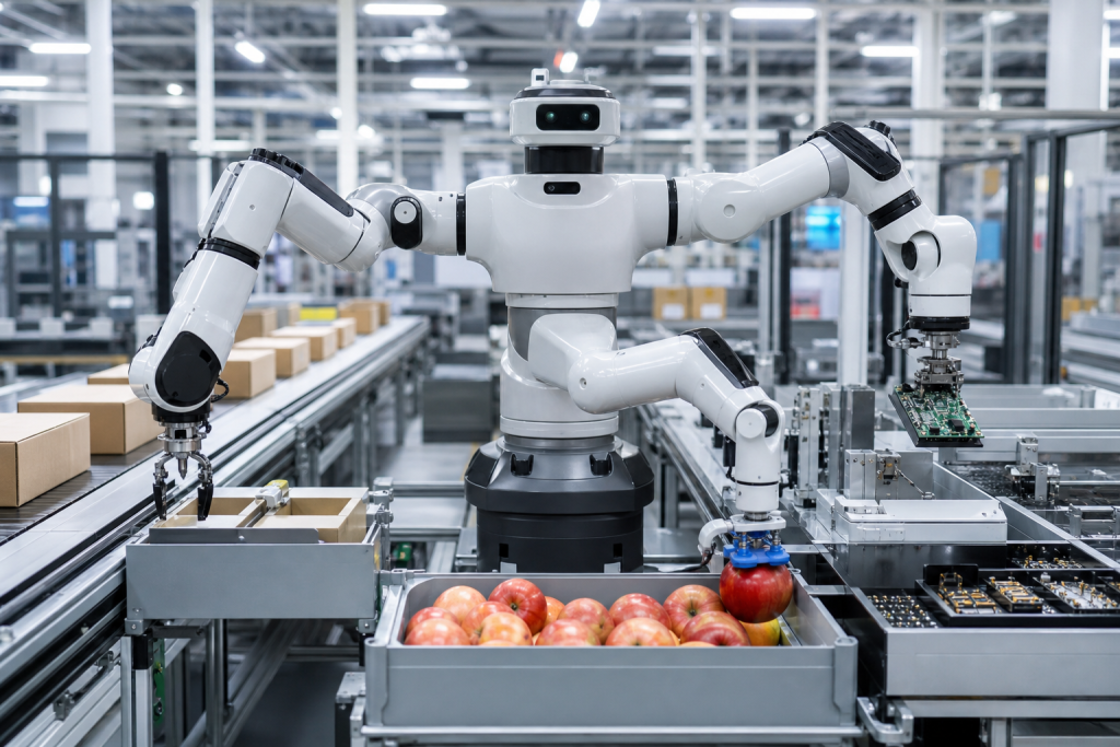 Univerzalni robot Theker: umetna inteligenca odpira novo poglavje industrijske avtomatizacije