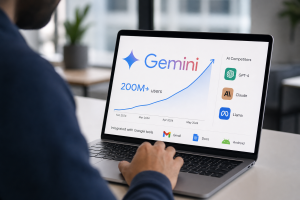 Google Gemini presega 200 milijonov uporabnikov in postavlja nova merila v umetni inteligenci Google Gemini presega 200 milijonov uporabnikov in postavlja nova merila v umetni inteligenci