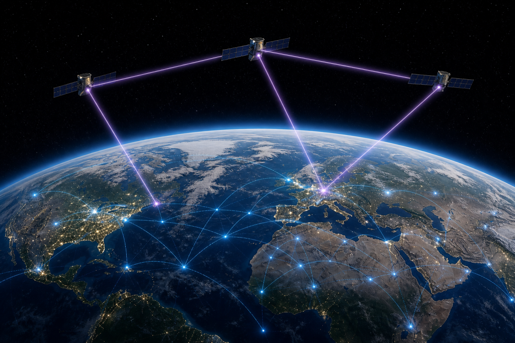 Vesoljski laserji bodo preoblikovali umetno inteligenco in globalni dostop do naprednih AI storitev