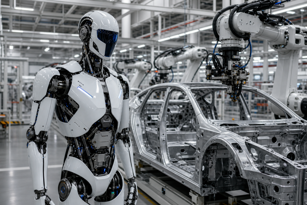 Teslina stava na humanoidne robote: Kako želi Elon Musk z umetno inteligenco preoblikovati prihodnost industrije in družbe Teslina stava na humanoidne robote: Kako želi Elon Musk z umetno inteligenco preoblikovati prihodnost industrije in družbe