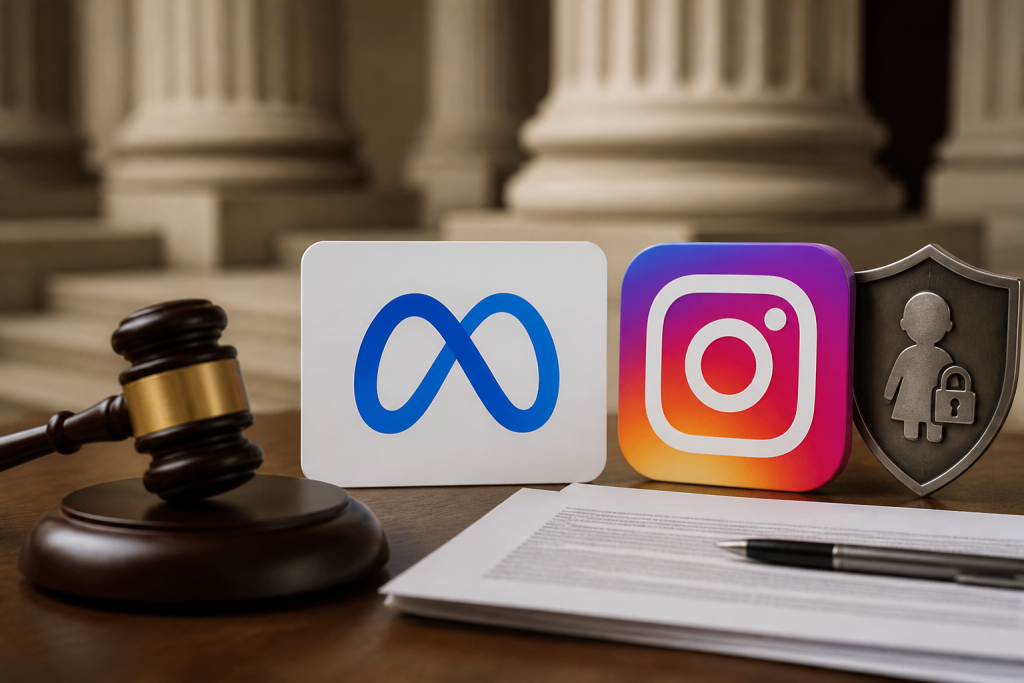 Sodišče v Novi Mehiki Meti naložilo rekordno kazen in strožje AI ukrepe za zaščito otrok na Instagramu Sodišče v Novi Mehiki Meti naložilo rekordno kazen in strožje AI ukrepe za zaščito otrok na Instagramu