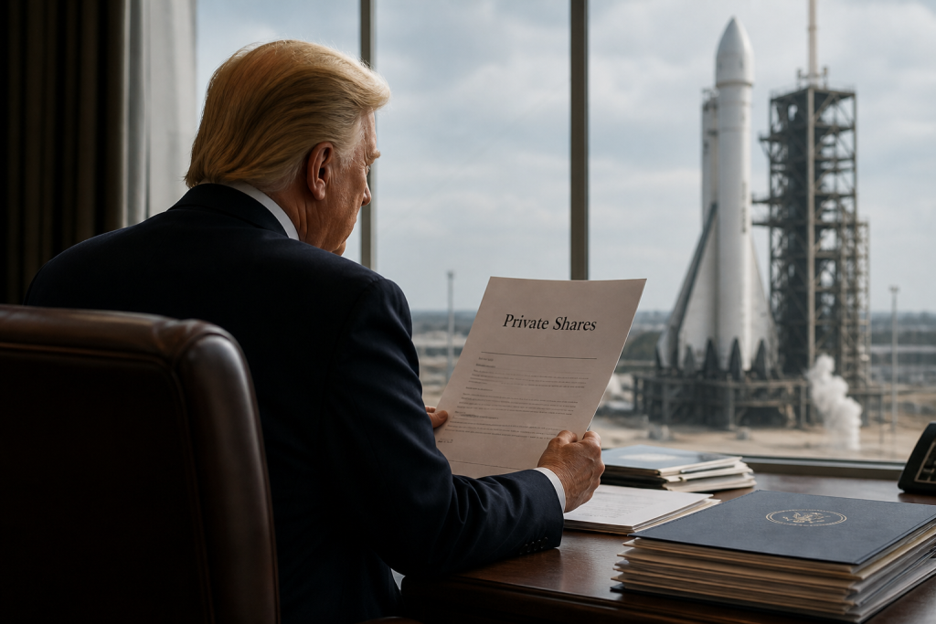 Trumpov nakup SpaceX delnic razkriva izzive transparentnosti na sekundarnih trgih in novo vlogo umetne inteligence Trumpov nakup SpaceX delnic razkriva izzive transparentnosti na sekundarnih trgih in novo vlogo umetne inteligence