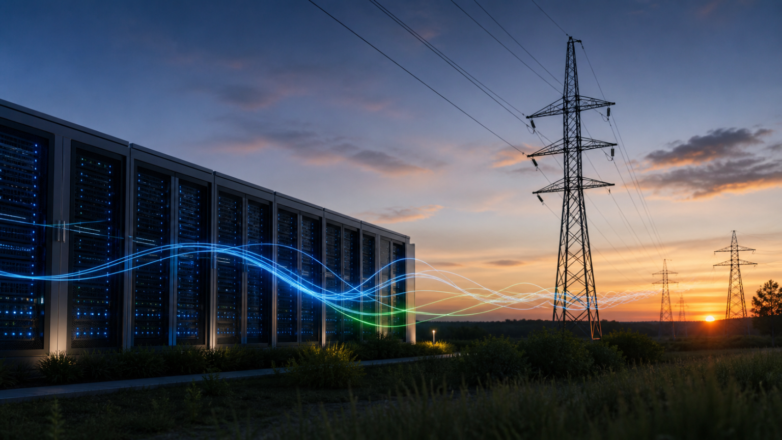 AI naj bi podatkovnim centrom odprla več prostora v električnem omrežju AI naj bi podatkovnim centrom odprla več prostora v električnem omrežju