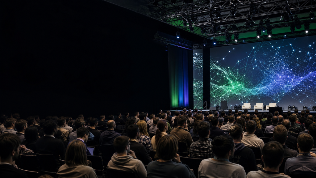OpenAI, Anthropic in Nvidia na Disruptu 2026: kam se premika AI industrija? OpenAI, Anthropic in Nvidia na Disruptu 2026: kam se premika AI industrija?